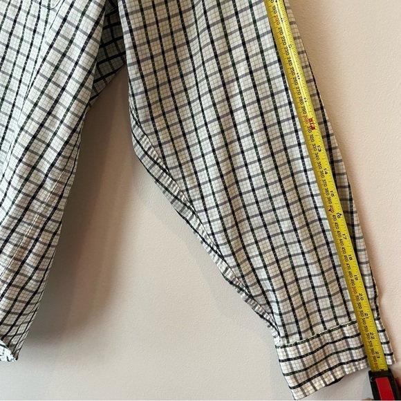 Lot of two Haggar forever new long sleeve plaid flannel button up shirts medium - Picture 16 of 16